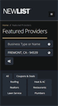 Mobile Screenshot of newlist.com